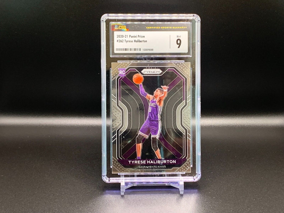 2020-21 Panini Prizm Tyrese Haliburton #262 Mint 9 Rookie