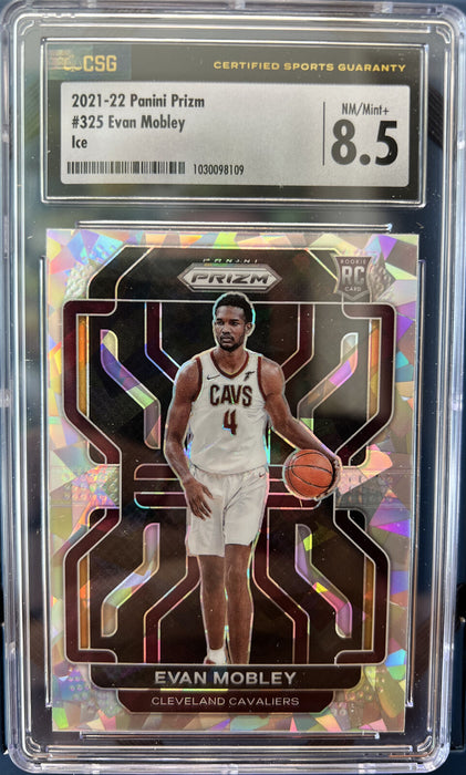 2021-22 Panini Prizm ICE Evan Mobley NM/MINT+ 8.5 RC!!