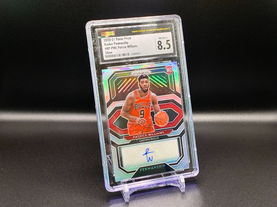 2020 Panini Prizm Signatures Silver Patrick Williams NM/MINT 8.5 Rookie Auto RC