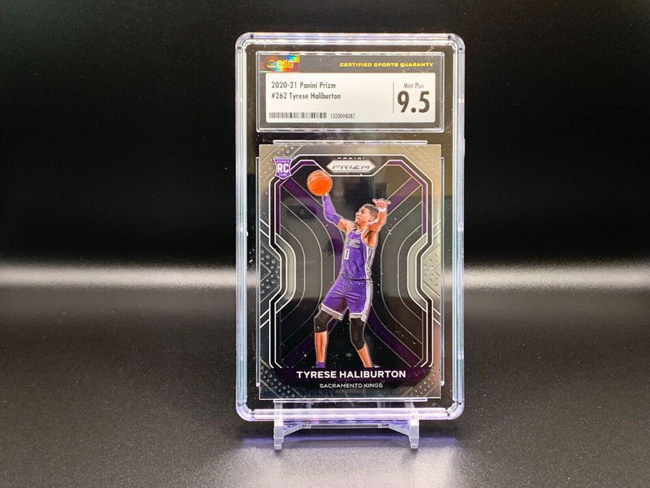 2020-21 Panini Prizm Tyrese Haliburton #262 CSG 9.5 GEM MINT Rookie RC